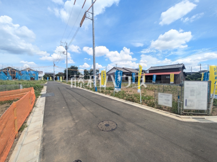 2-N号地 接道状況および現場風景 【日野市大字上田】/撮影日2026/08/09