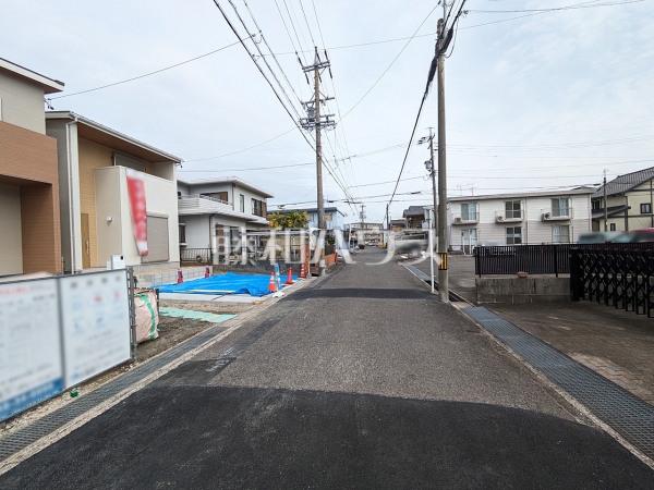 接道状況および現場風景 【春日井市小木田町】 接道状況および現場風景 【春日井市小木田町】