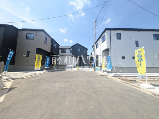 接道状況および現場風景 【清瀬市旭が丘1丁目】