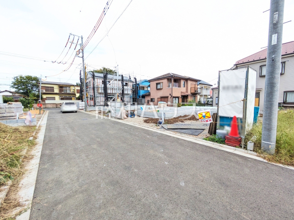 接道状況および現場風景 【八王子市諏訪町】 接道状況および現場風景 【八王子市諏訪町】