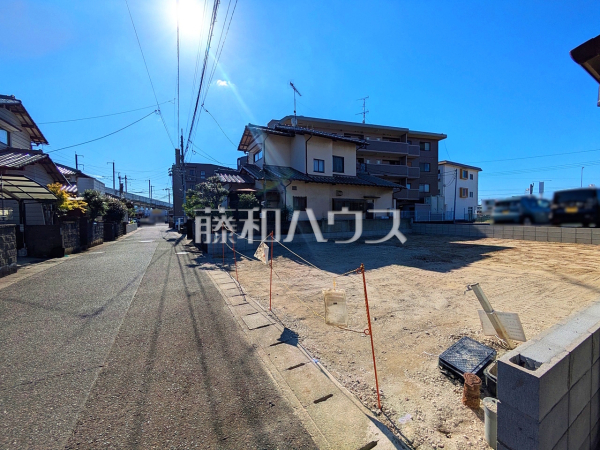 接道状況および現場風景 【福岡市東区土井1丁目】 接道状況および現場風景 【福岡市東区土井1丁目】