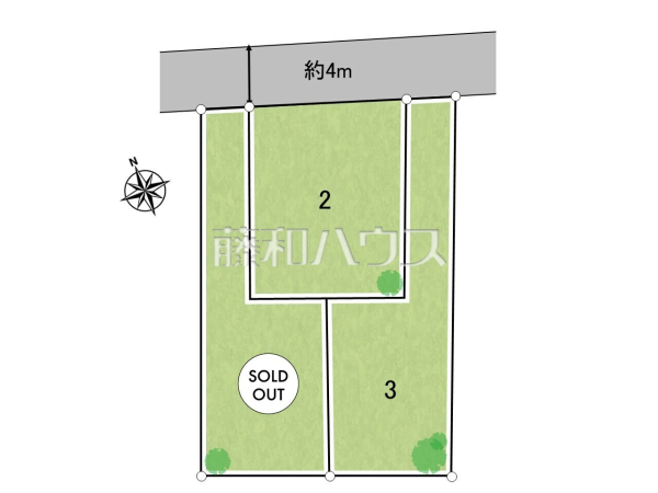 全体区画図 【八王子市大楽寺町】 全体区画図 【八王子市大楽寺町】