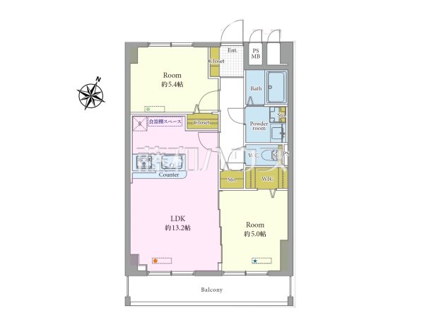 間取図 【ライオンズマンシヨン桜坂】 間取図 【ライオンズマンシヨン桜坂】