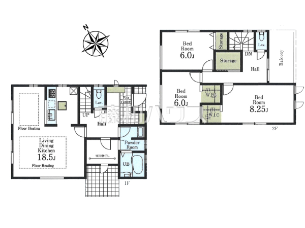 間取図 【多摩市桜ヶ丘2丁目】
3LDKの間取りでプライベート空間を満喫! 間取図 【多摩市桜ヶ丘2丁目】
3LDKの間取りでプライベート空間を満喫!