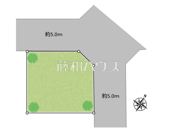 区画図 【日野市平山5丁目】 区画図 【日野市平山5丁目】