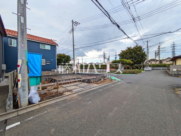 接道状況および現場風景 【日野市平山5丁目】 接道状況および現場風景 【日野市平山5丁目】