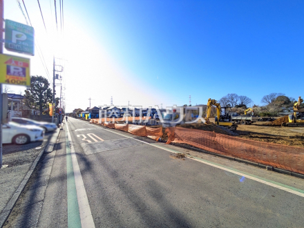 接道状況および現場風景 【国分寺市戸倉4丁目】/撮影日2025/11/04