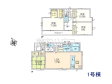 1号棟 間取図 【八王子市石川町】 1号棟 間取図 【八王子市石川町】