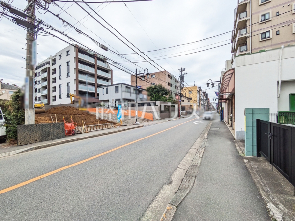 接道状況および現場風景 【小平市学園西町2丁目】 接道状況および現場風景 【小平市学園西町2丁目】