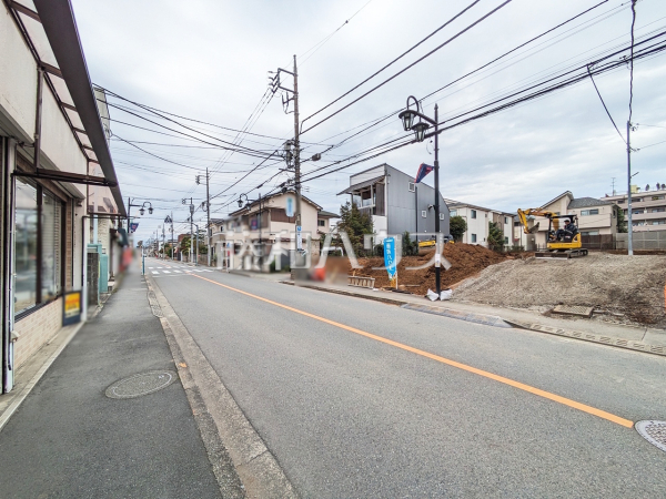 接道状況および現場風景 【小平市学園西町2丁目】 接道状況および現場風景 【小平市学園西町2丁目】