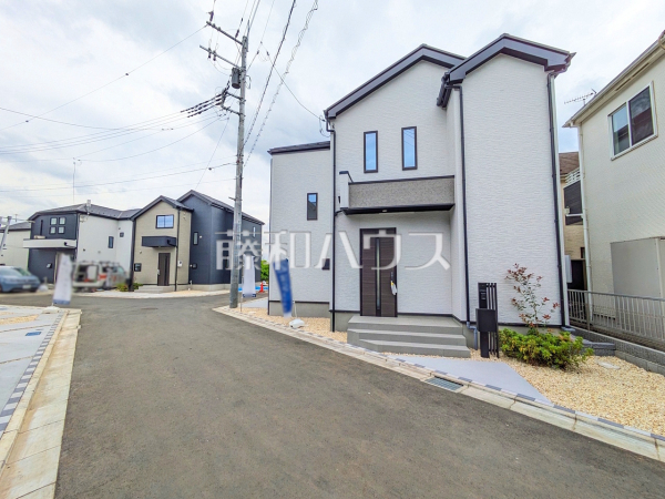 接道状況および現場風景 【立川市柏町4丁目】 接道状況および現場風景 【立川市柏町4丁目】