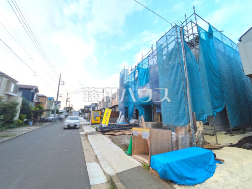 接道状況および現場風景 【三鷹市北野2丁目】