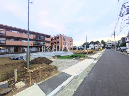 接道状況および現場風景 【三鷹市北野2丁目】/撮影日2025/10/10