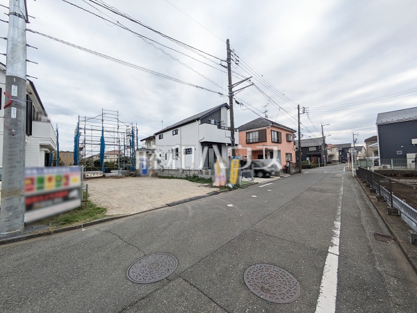 接道状況および現場風景 【東大和市芋窪4丁目】 接道状況および現場風景 【東大和市芋窪4丁目】