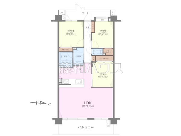 間取図 【コスモステージひばりが丘アミュージア】 間取図 【コスモステージひばりが丘アミュージア】