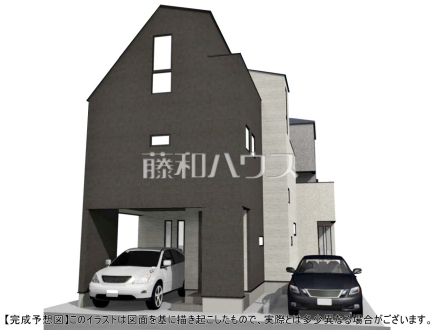 ≪完成予想図(外観)≫建物のプレゼンをさせていただきますので、実際の完成イメージを思い描いていただくことができます。お気軽にお問合せ下さい。【府中市白糸台3丁目】