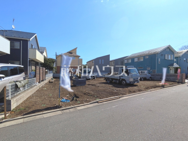 接道状況および現場風景 【調布市深大寺北町6丁目】 接道状況および現場風景 【調布市深大寺北町6丁目】