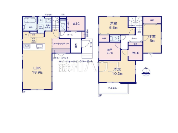 間取図 【糟屋郡志免町東公園台2丁目】 間取図 【糟屋郡志免町東公園台2丁目】