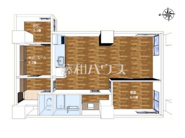 間取図 【ライオンズマンション泊】 間取図 【ライオンズマンション泊】
