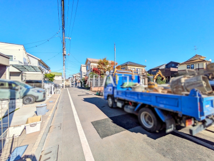 接道状況および現場風景 【国分寺市本多3丁目】/撮影日2025/12/01