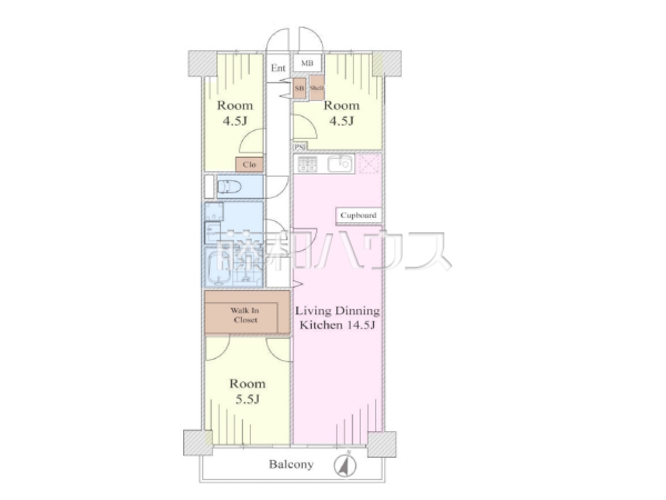 間取図 【保谷パークハウスB棟】 間取図 【保谷パークハウスB棟】