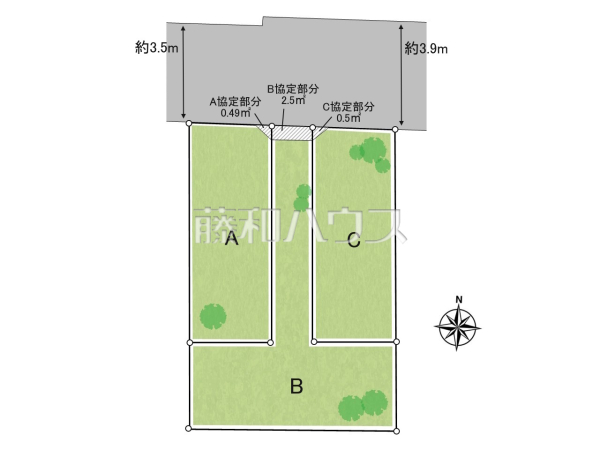 全体区画図 【中野区沼袋2丁目】 全体区画図 【中野区沼袋2丁目】