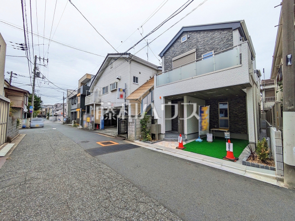 接道状況および現場風景 【中野区沼袋1丁目】 接道状況および現場風景 【中野区沼袋1丁目】