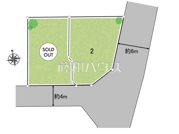 全体区画図 【八王子市清川町】 全体区画図 【八王子市清川町】