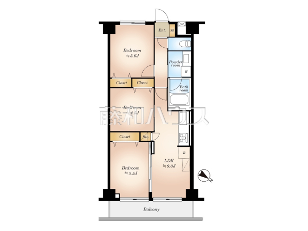 間取図 【リーベスト立川】 間取図 【リーベスト立川】