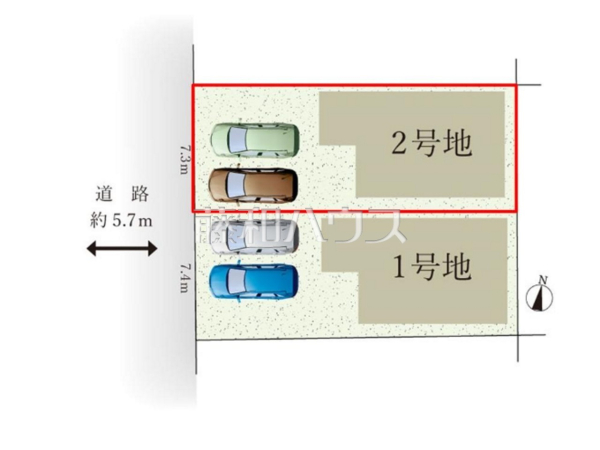 全体区画図 【小牧市小牧1丁目】 全体区画図 【小牧市小牧1丁目】