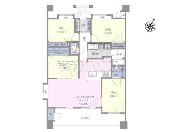 間取図 【グランディア高宮ヒルズ】 間取図 【グランディア高宮ヒルズ】