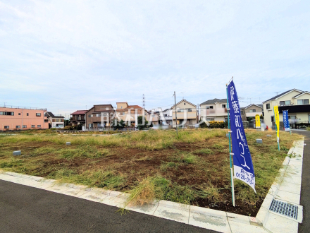 ≪現地外観≫きれいに整備された敷地。これから夢の新邸がここに建ちます。【府中市日新町5丁目】/撮影日2025/10/03