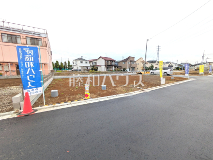 ≪A号棟 外観≫ご家族のコミュニケーションが広がるリビングイン階段のプラン♪【府中市日新町5丁目】/撮影日2025/10/24