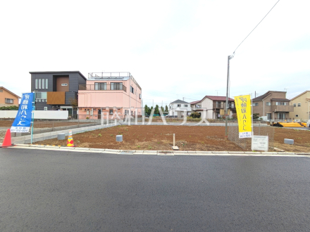 ≪A号棟 外観≫建物のプレゼンをさせていただきますので、実際の完成イメージを思い描いていただくことができます。お気軽にお問合せ下さい。【府中市日新町5丁目】/撮影日2025/10/24