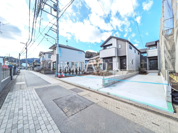 接道状況および現場風景 【八王子市廿里町】 接道状況および現場風景 【八王子市廿里町】
