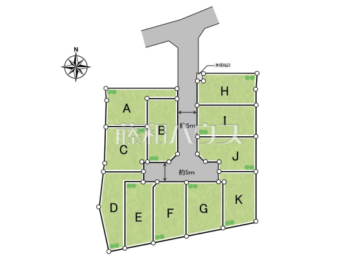全体区画図 【東大和市狭山4丁目】ぜひ実際に現地をご見学下さいませ。