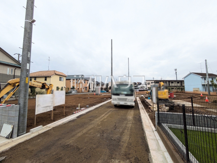 接道状況および現場風景 【東大和市狭山4丁目】/撮影日2025/10/31
