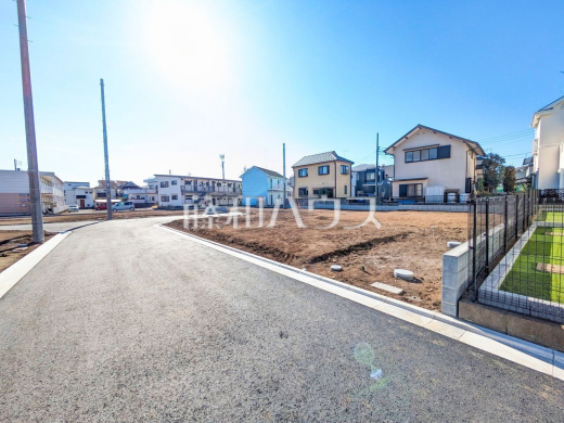 現場風景 【東大和市狭山4丁目】 建物のプレゼンをさせていただきますので、実際の完成イメージを思い描いていただくことができます。お気軽にお問合せ下さい。