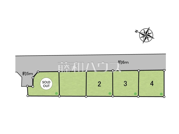 全体区画図 【国分寺市高木町1丁目】 全体区画図 【国分寺市高木町1丁目】