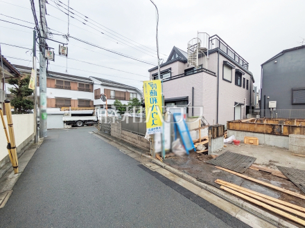 接道状況および現場風景 【練馬区東大泉7丁目】/撮影日2025/10/24