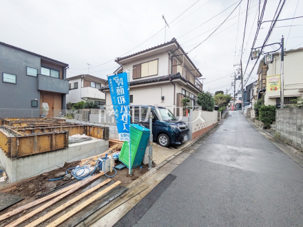 接道状況および現場風景 【練馬区東大泉7丁目】/撮影日2025/10/24