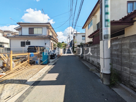 接道状況および現場風景 【練馬区東大泉7丁目】/撮影日2025/10/17