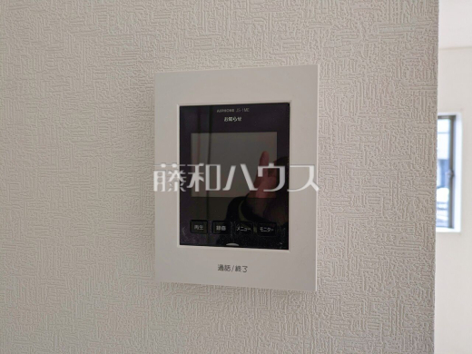 TVモニター付きインターホン 訪問者がひと目で分かります