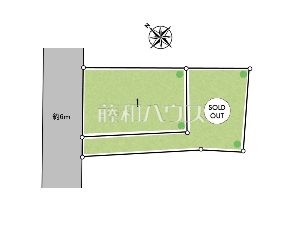 全体区画図 【稲城市平尾4丁目】 全体区画図 【稲城市平尾4丁目】