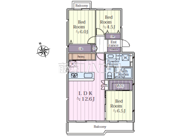 間取図 【エステート永山 3-4-7号棟】 間取図 【エステート永山 3-4-7号棟】