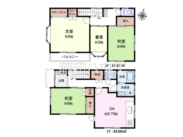 間取図 【新座市西堀2丁目】西武池袋線「東久留米」駅 バス8分「東久留米団地」停歩1分♪ 間取図 【新座市西堀2丁目】西武池袋線「東久留米」駅 バス8分「東久留米団地」停歩1分♪