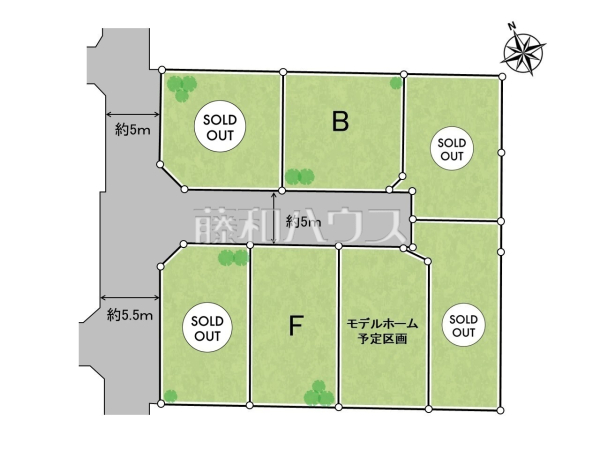 全体区画図 【武蔵野市吉祥寺北町4丁目】 全体区画図 【武蔵野市吉祥寺北町4丁目】