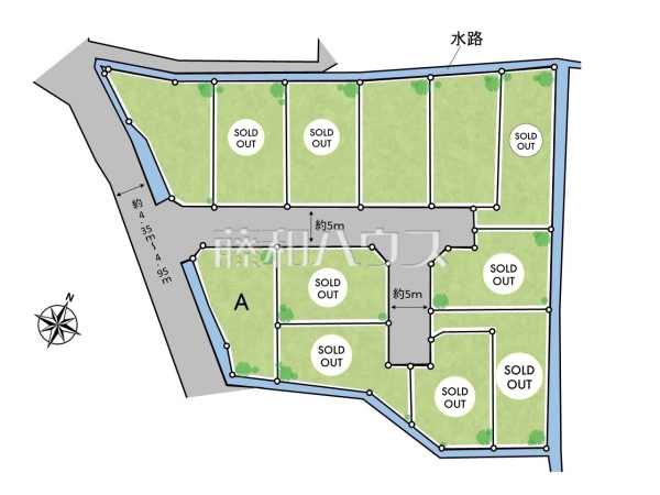 全体区画図 【日野市新町3丁目】 全体区画図 【日野市新町3丁目】