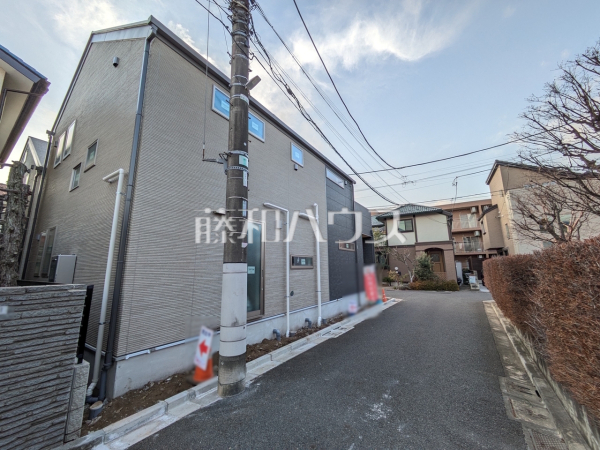 接道状況および現場風景 【練馬区南田中5丁目】 接道状況および現場風景 【練馬区南田中5丁目】