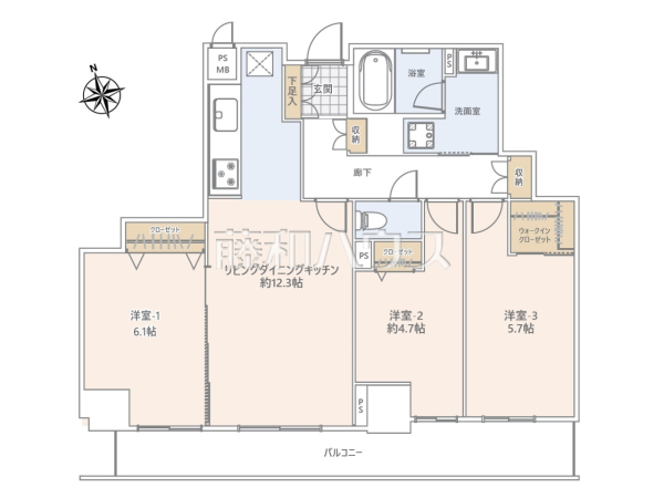 間取図 【藤和式タワー】 間取図 【藤和式タワー】